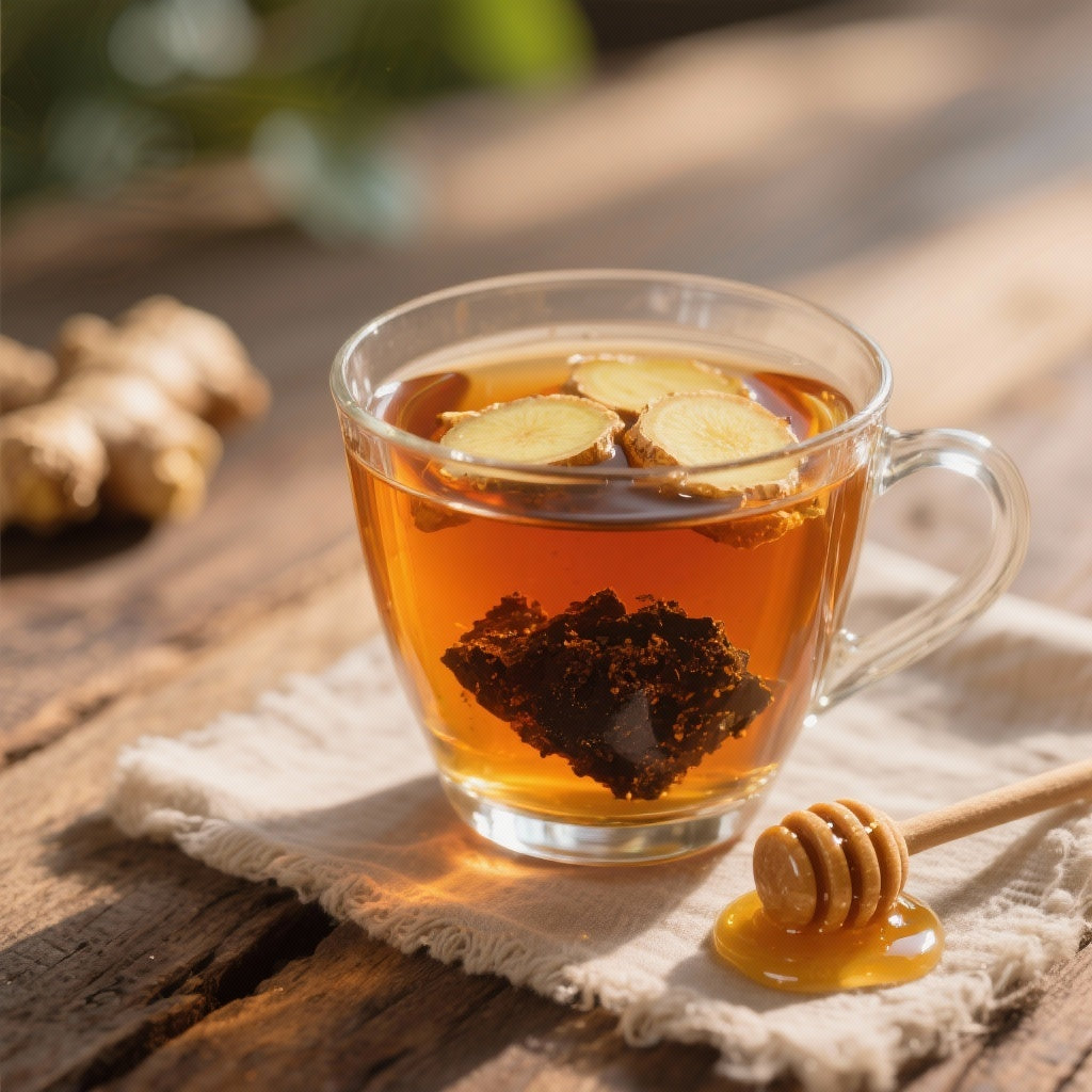 Boisson Revitalisante au Shilajit, Gingembre et Miel : Recette Facile et Naturelle