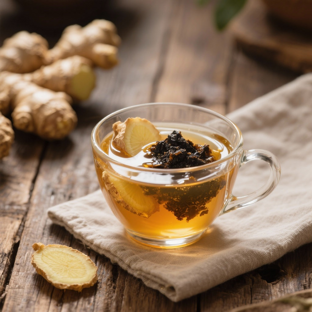 Boisson Revitalisante au Shilajit, Gingembre et Miel : Santé et Énergie