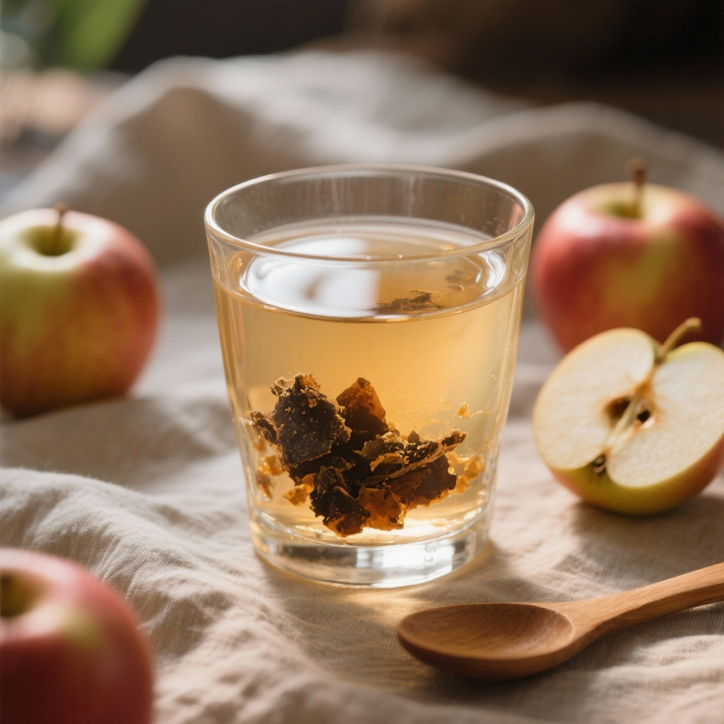 Boisson Tonique au Shilajit et Jus de Pomme énergisante et naturelle