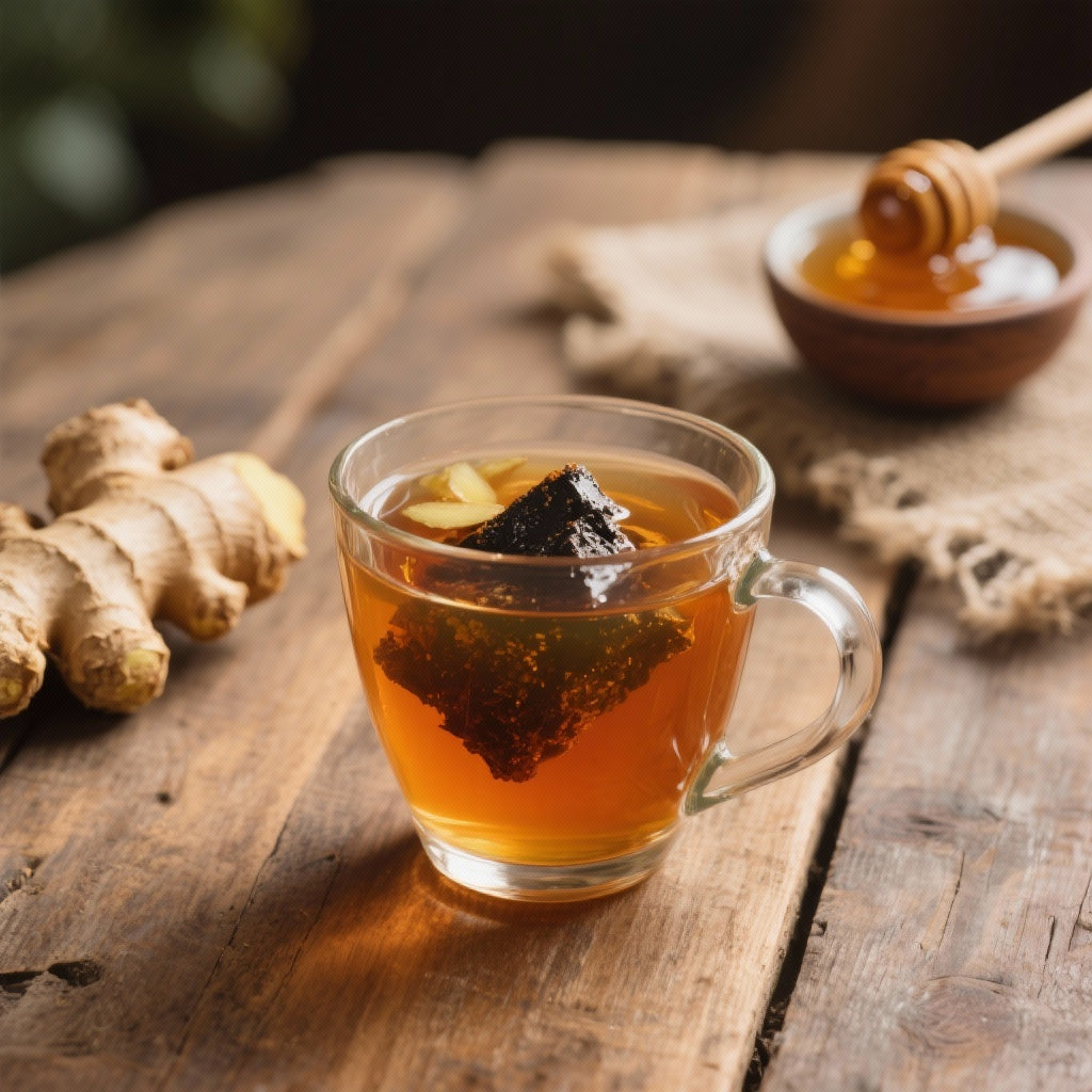 Boisson Revitalisante au Shilajit, Gingembre et Miel : Santé & Vitalité