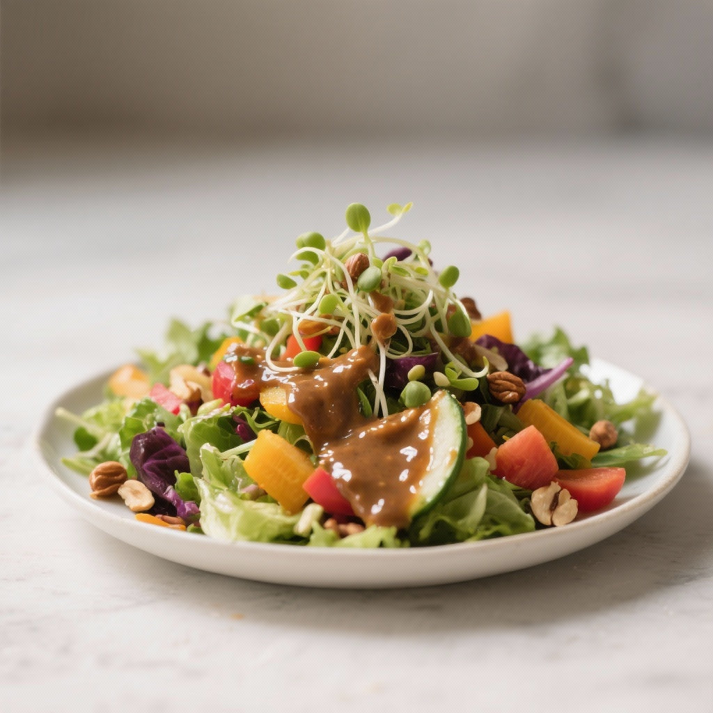 Vinaigrette Miso-Shilajit : La Salade Énergisante Ultime