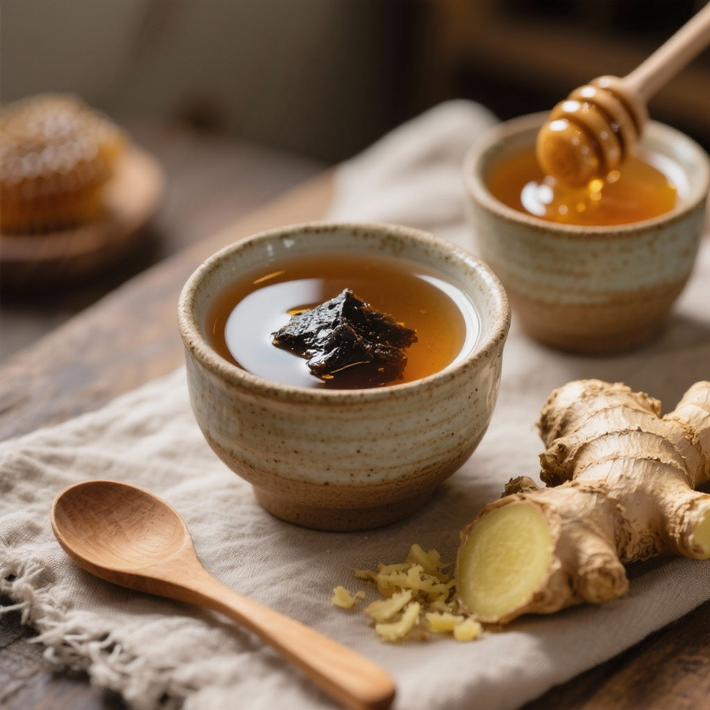 Boisson Revitalisante au Shilajit, Gingembre et Miel : Énergie Naturelle