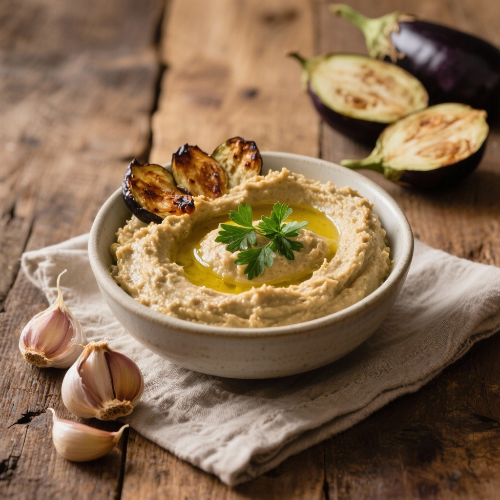 Caviar d'Aubergine à l'Ail Rôti: Une Recette Méditerranéenne Facile