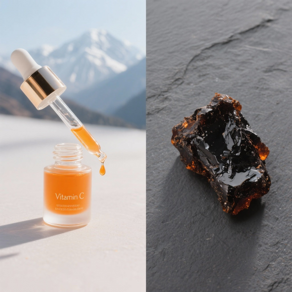 Vitamine C vs. Shilajit : Quel antioxydant choisir pour vos rides ?