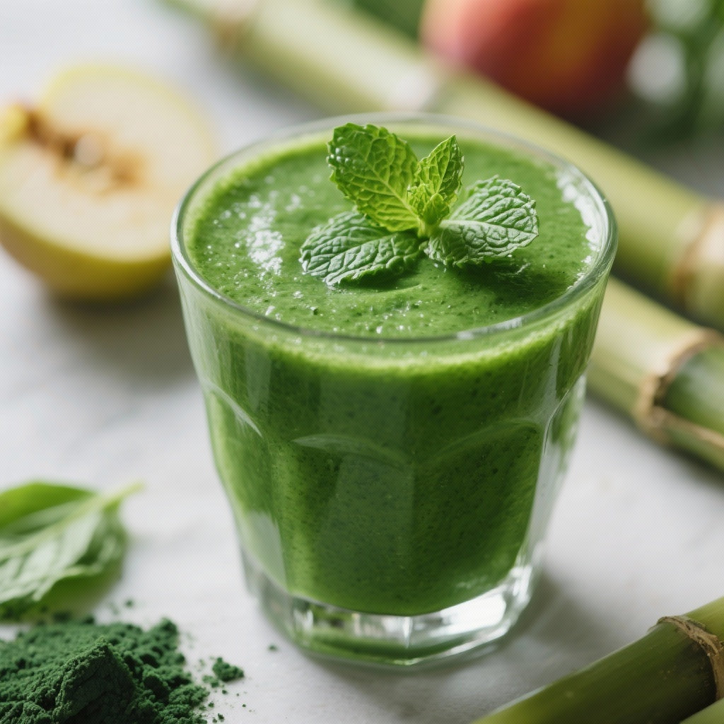 Smoothie Vert Détox Shilajit & Spiruline: Recette Énergisante