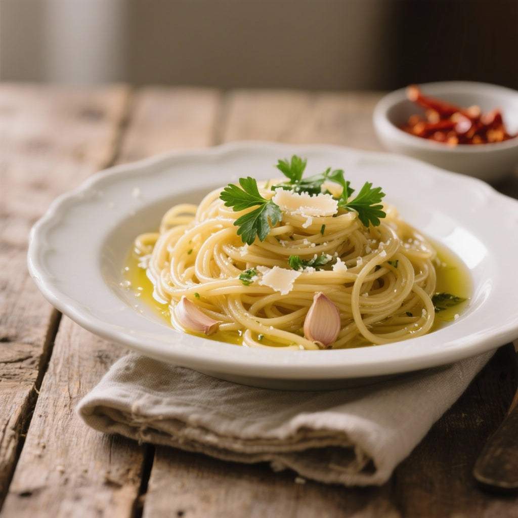Recette Simple de Pâtes à l'Ail et au Persil