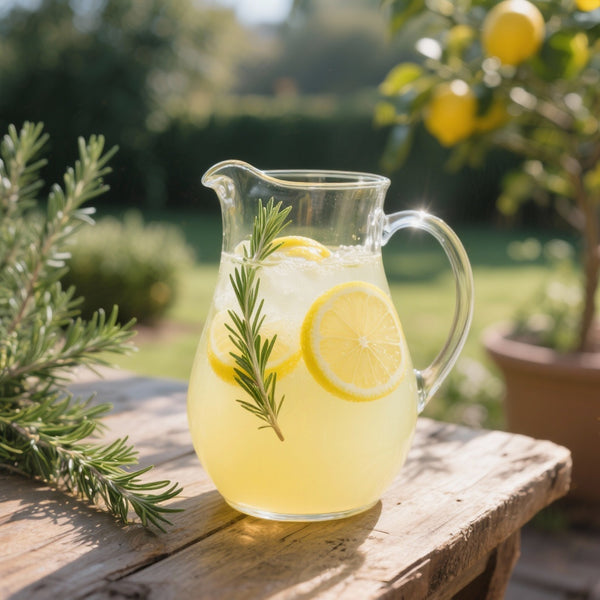 Limonade Maison Rafraîchissante au Miel et Romarin