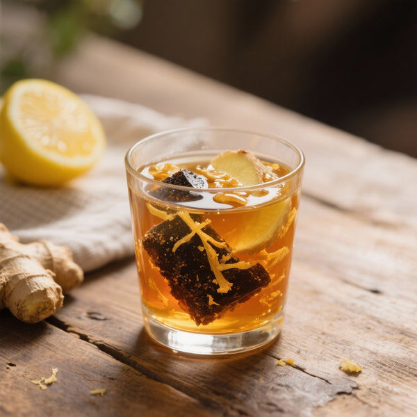 Boisson Revitalisante au Shilajit, Gingembre et Miel - Énergie Naturelle