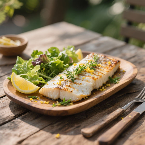 Poisson Grillé aux Herbes Fraîches et Citron