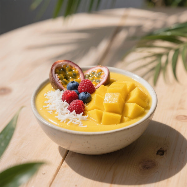 Smoothie Bowl Tropical Mangue & Fruit de la Passion: Recette Exotique