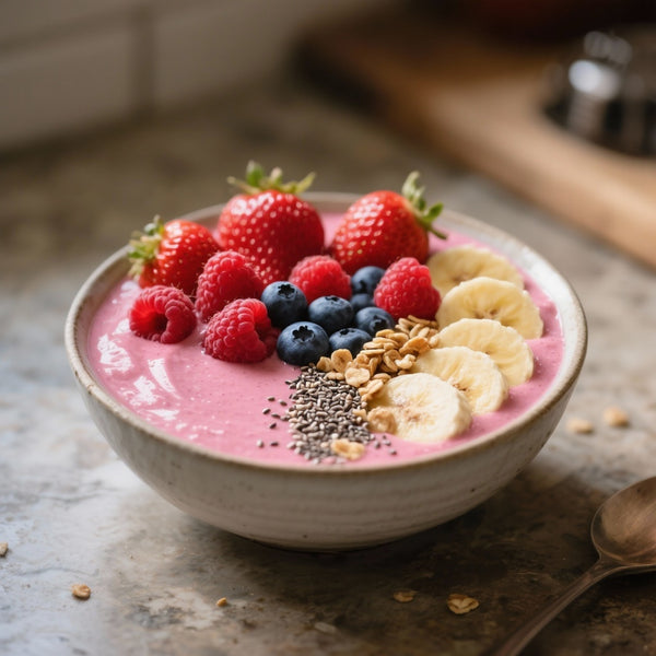 Smoothie Bowl aux Fruits Rouges : Fraîcheur et Énergie
