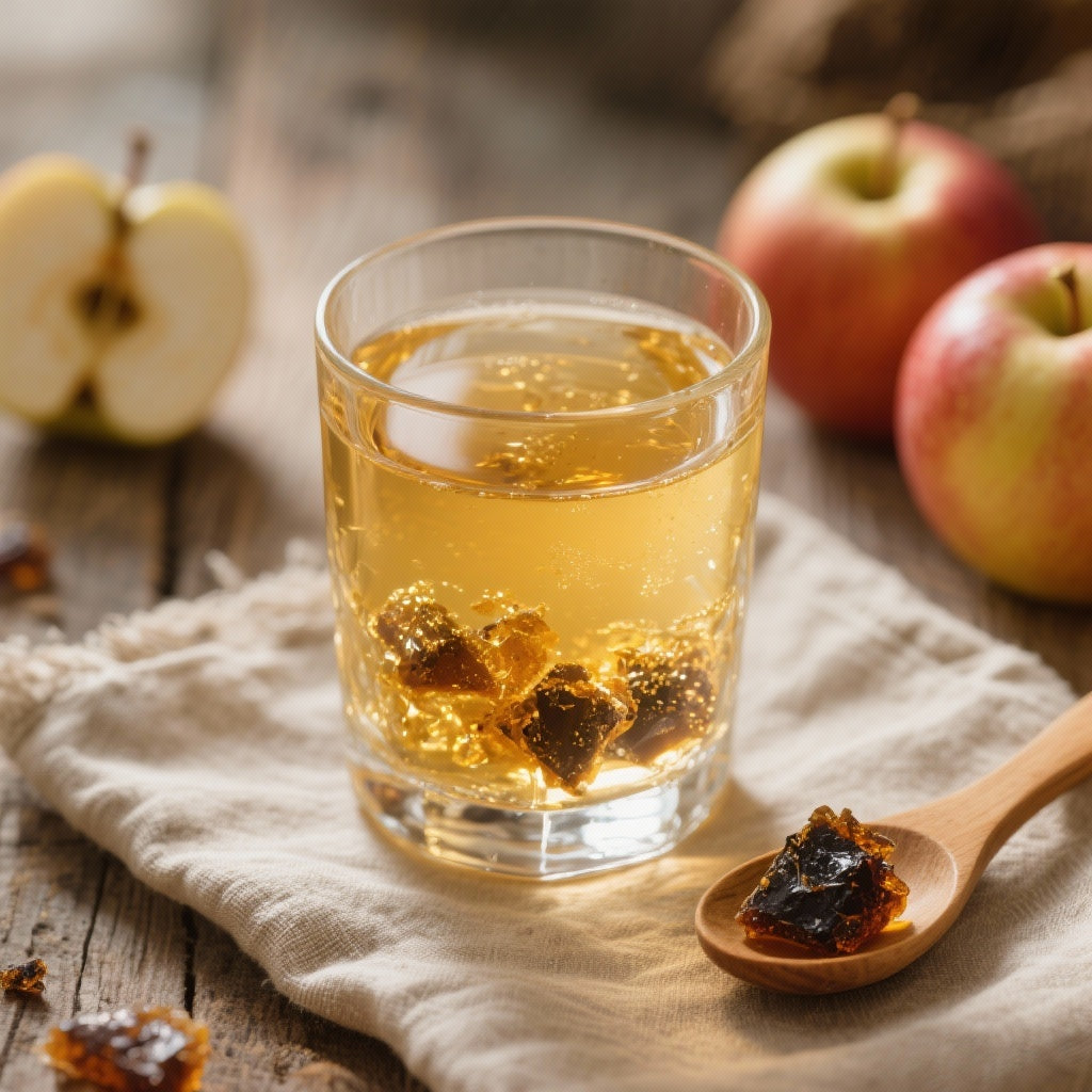 Boisson Tonique au Shilajit et Jus de Pomme, Élixir Vitalité