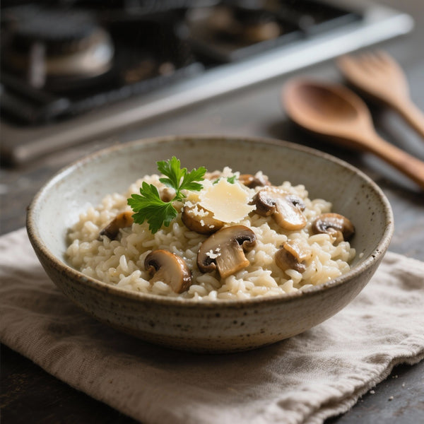 Savoureux Risotto aux Champignons pour un Dîner Parfait