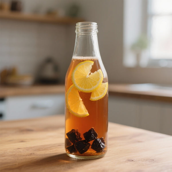 Kombucha Revitalisant au Shilajit : Boost Naturel garanti!