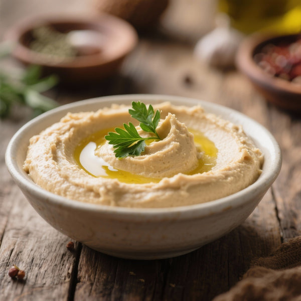 Houmous Maison Ultra-Crémeux à l'Huile d'Olive