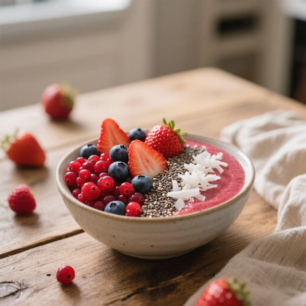 Smoothie Bowl aux Fruits Rouges Délicieux et Nutritif