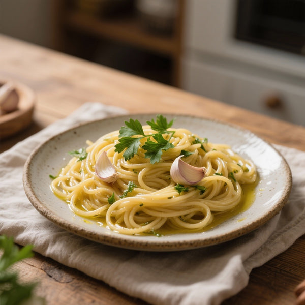 Recette Rapide de Pâtes à l'Ail et au Persil