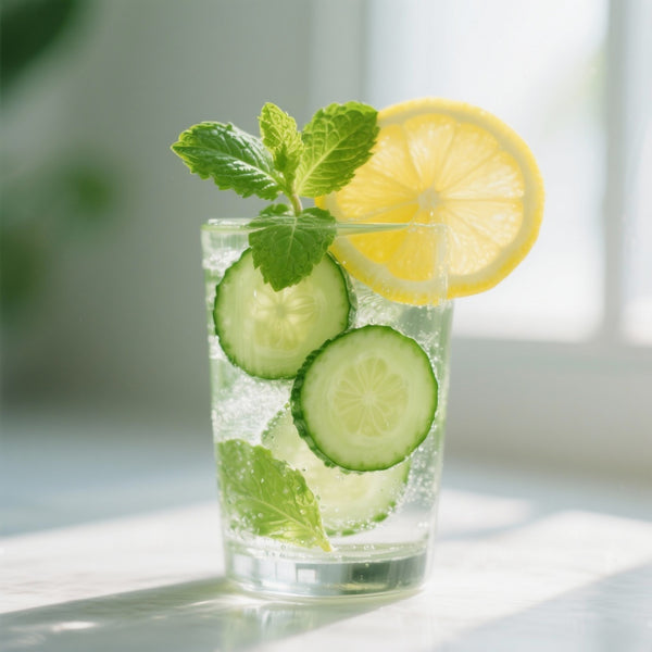 Eau Détox Rafraîchissante: Concombre, Menthe & Citron