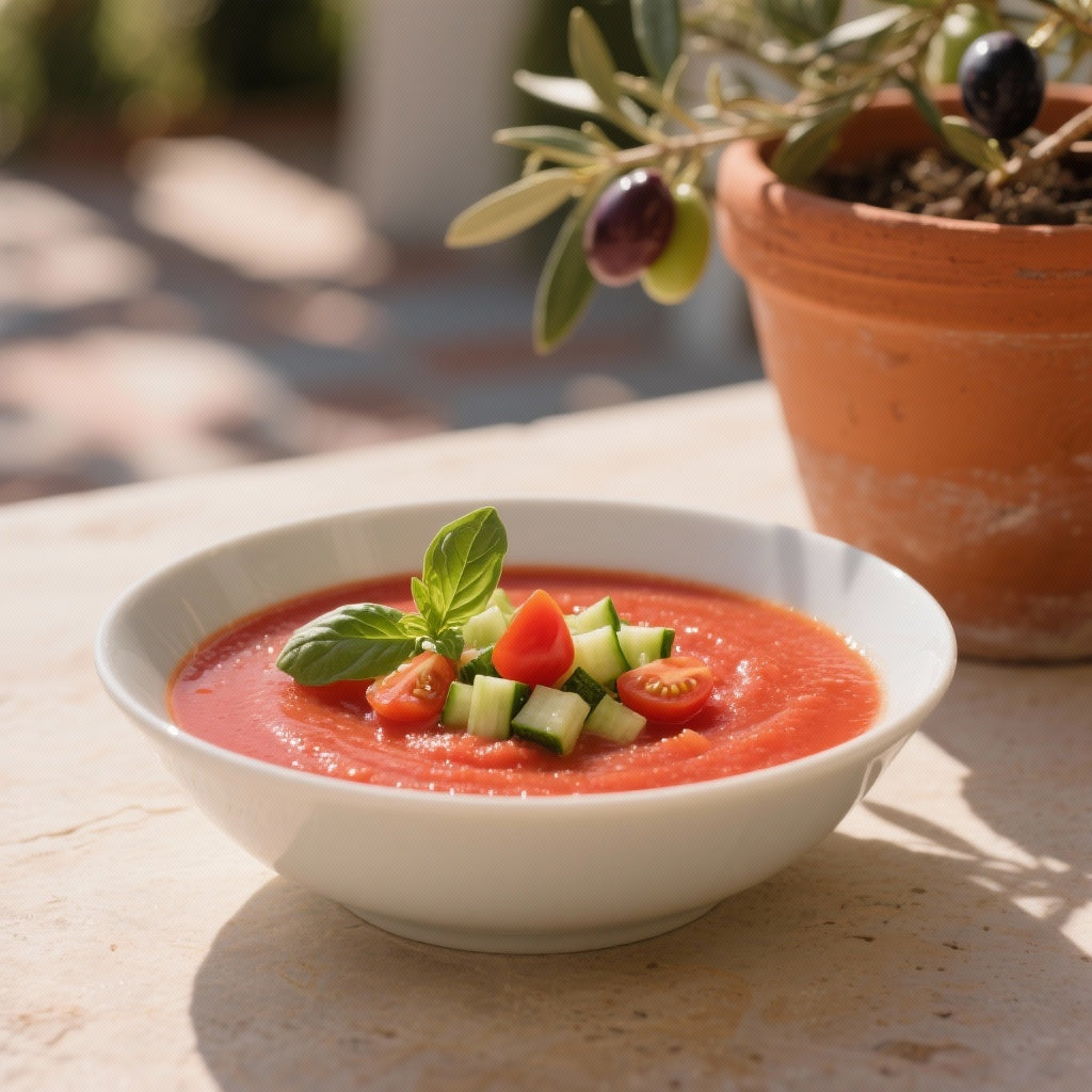 Gaspacho Andalou : Recette de Soupe Froide Espagnole Rafraîchissante