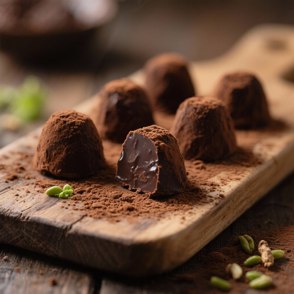 Truffes Énergétiques au Cacao, Maca et Shilajit : Un Élixir de Vitalité