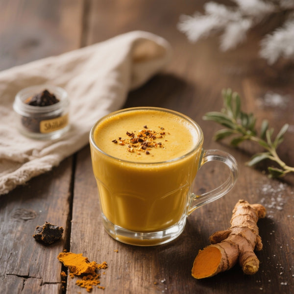 Latte doré au curcuma et shilajit : rituel anti-inflammatoire des yogis