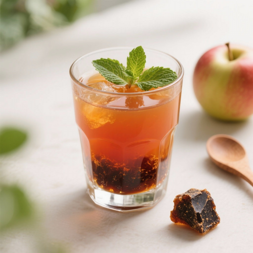 Boisson Tonique Revigorante au Shilajit et Jus de Pomme