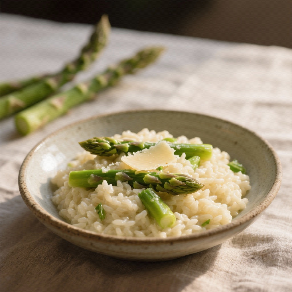 Risotto Crémeux aux Asperges et Parmesan