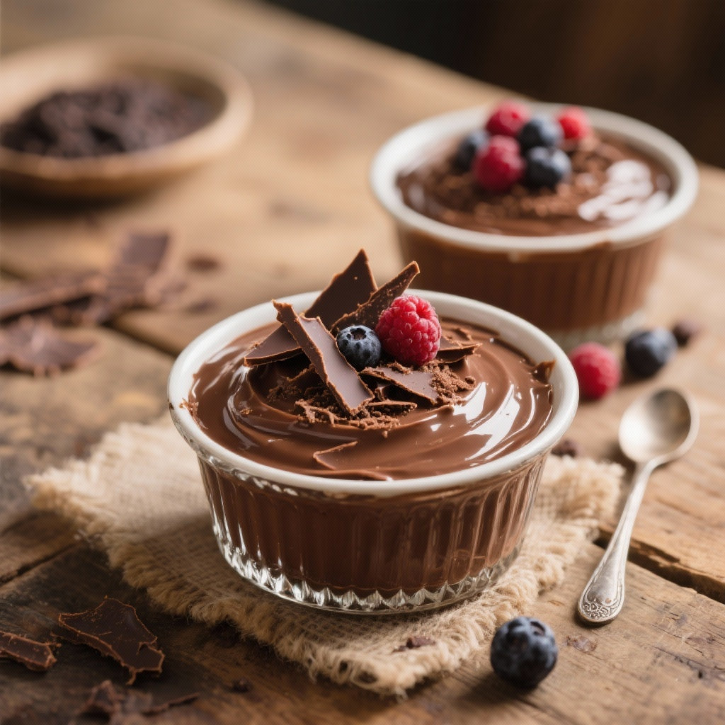 Délicieuse recette de Pudding au Shilajit et Chocolat Noir