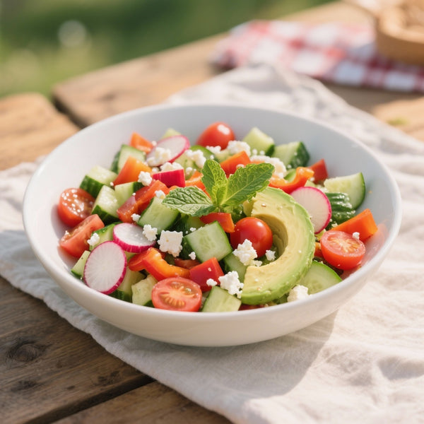 Salade Fraîcheur d'Été aux Légumes Croquants