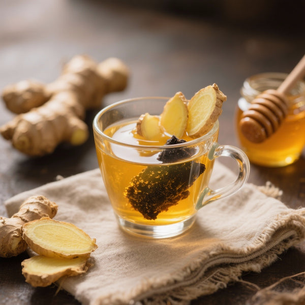 Boisson Revitalisante au Shilajit, Gingembre et Miel : Energie Naturelle