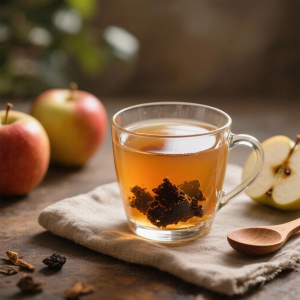 Boisson Tonique au Shilajit et Jus de Pomme : Énergie Naturelle