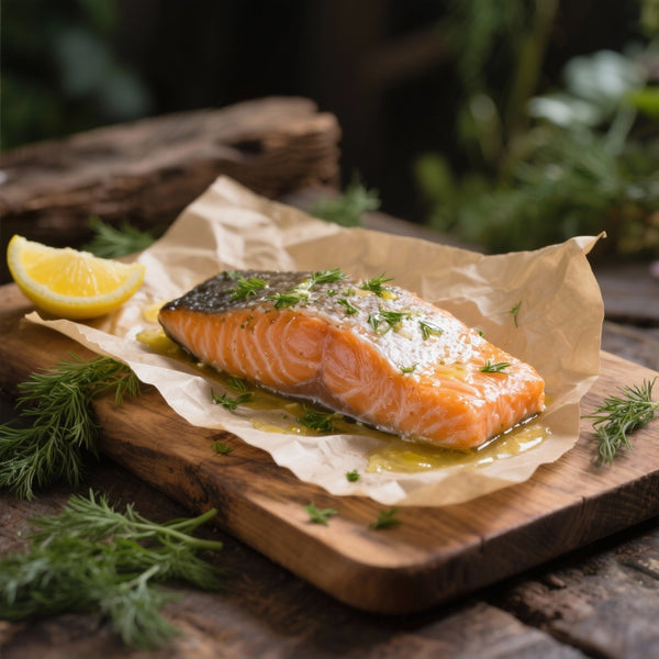 Saumon en Papillote : Citron, Aneth & Fenouil