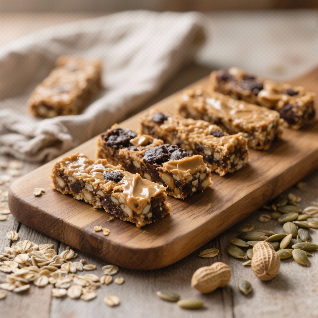 Barres Protéinées Maison : Shilajit & Beurre de Cacahuètes