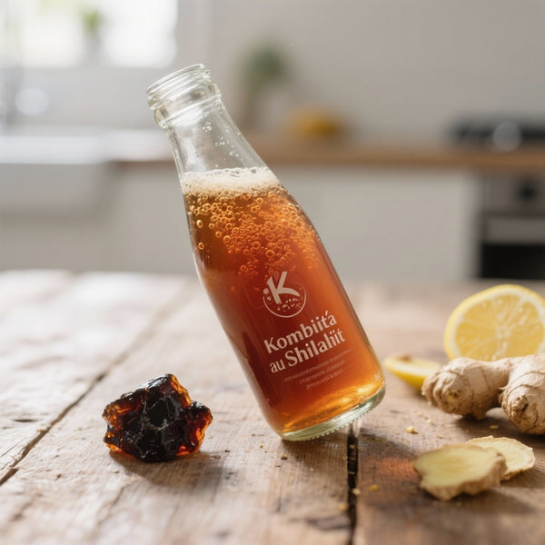 Kombucha Vitalité au Shilajit: Recette Énergisante