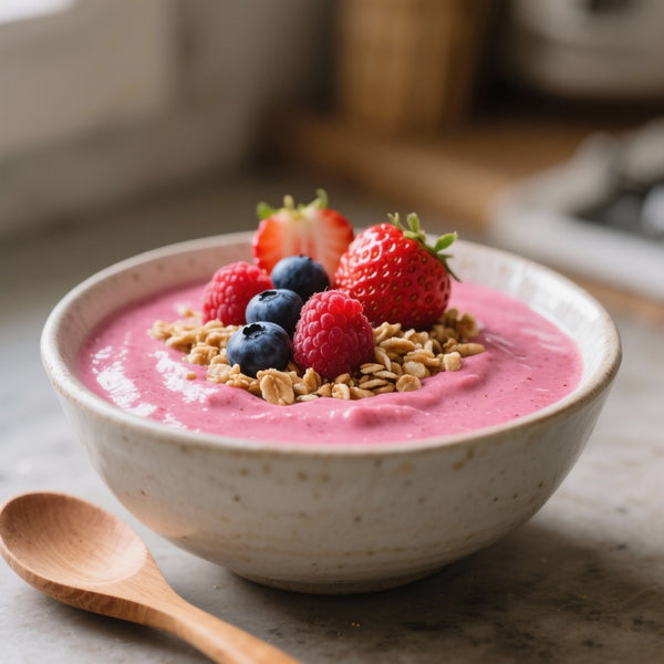 Smoothie Bowl aux Fruits Rouges : Fraîcheur et Énergie !