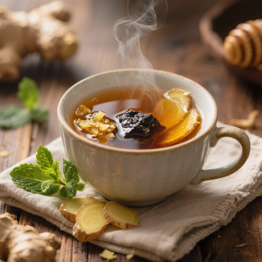 Boisson Revitalisante au Shilajit, Gingembre et Miel : Énergie Naturelle