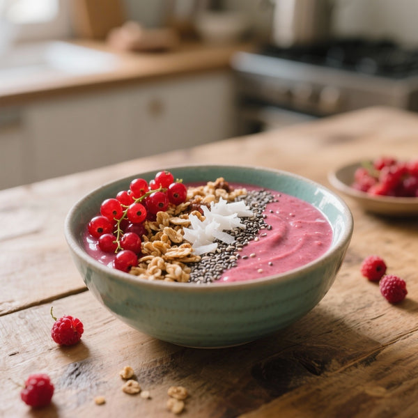 Smoothie Bowl aux Fruits Rouges Délicieux et Énergisant