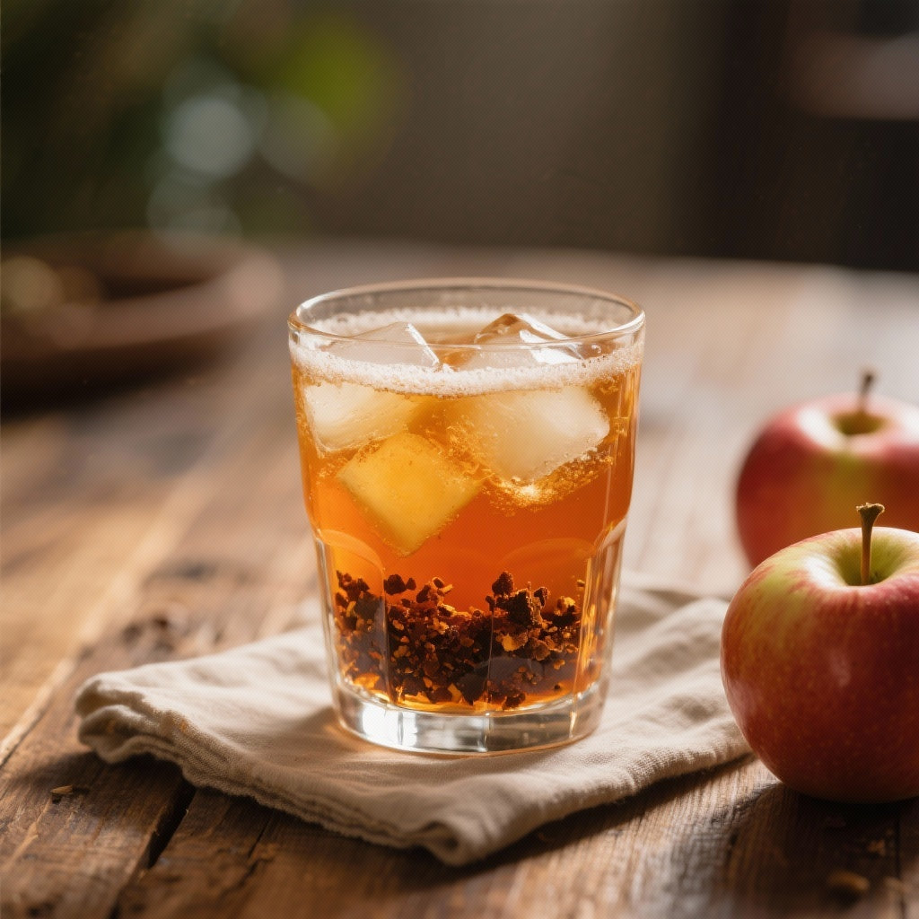 Boisson Tonique au Shilajit et Jus de Pomme : Énergie Naturelle