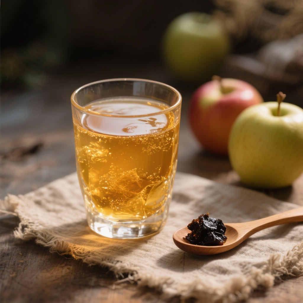 Boisson Tonique au Shilajit et Jus de Pomme, boost naturel facile