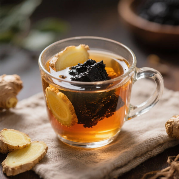 Boisson Revitalisante au Shilajit, Gingembre et Miel : énergie naturelle