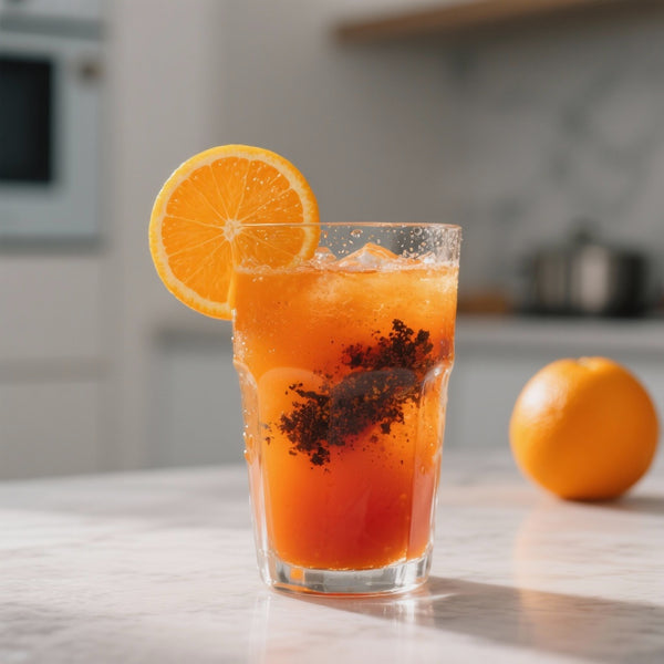 Boost Naturel: Boisson Énergisante au Shilajit & Orange Fraîche