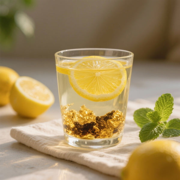 Boisson Detox au Shilajit Résine et Citron Jaune Vitalisante