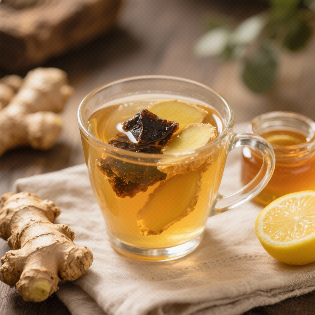 Boisson Revitalisante au Shilajit, Gingembre et Miel : Recette Naturelle