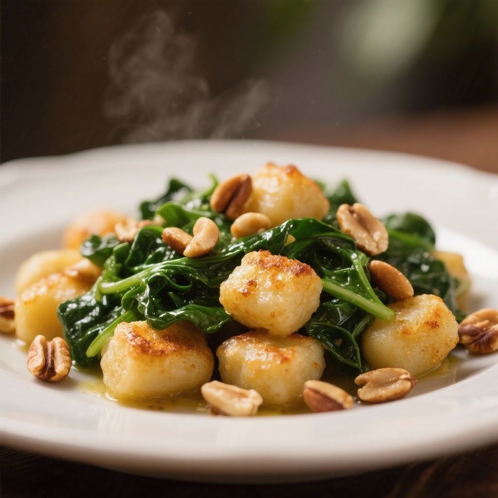 Poêlée de Gnocchis aux Épinards et Pignons, un délice italien facile