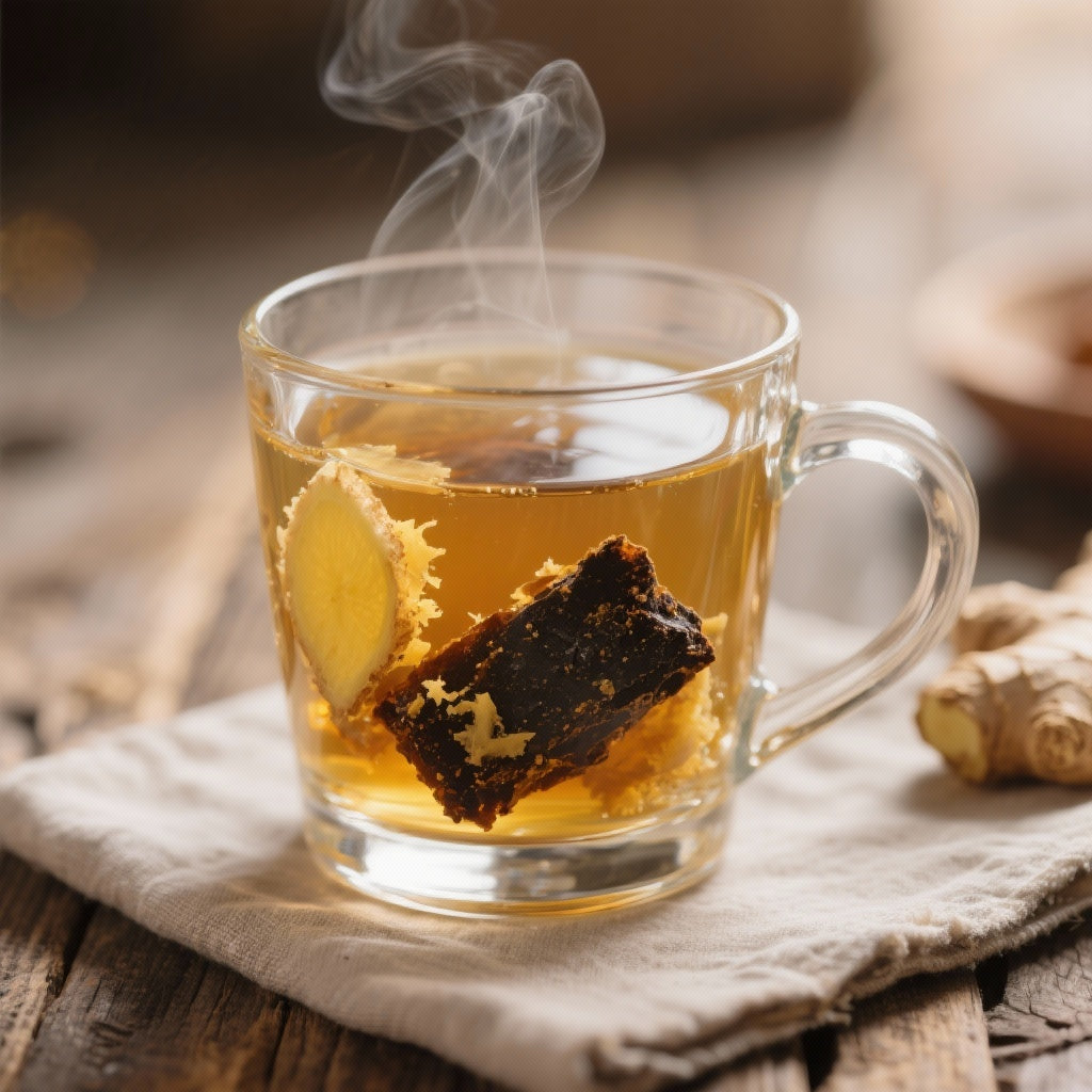 Boisson Revitalisante au Shilajit, Gingembre et Miel : Energie Naturelle