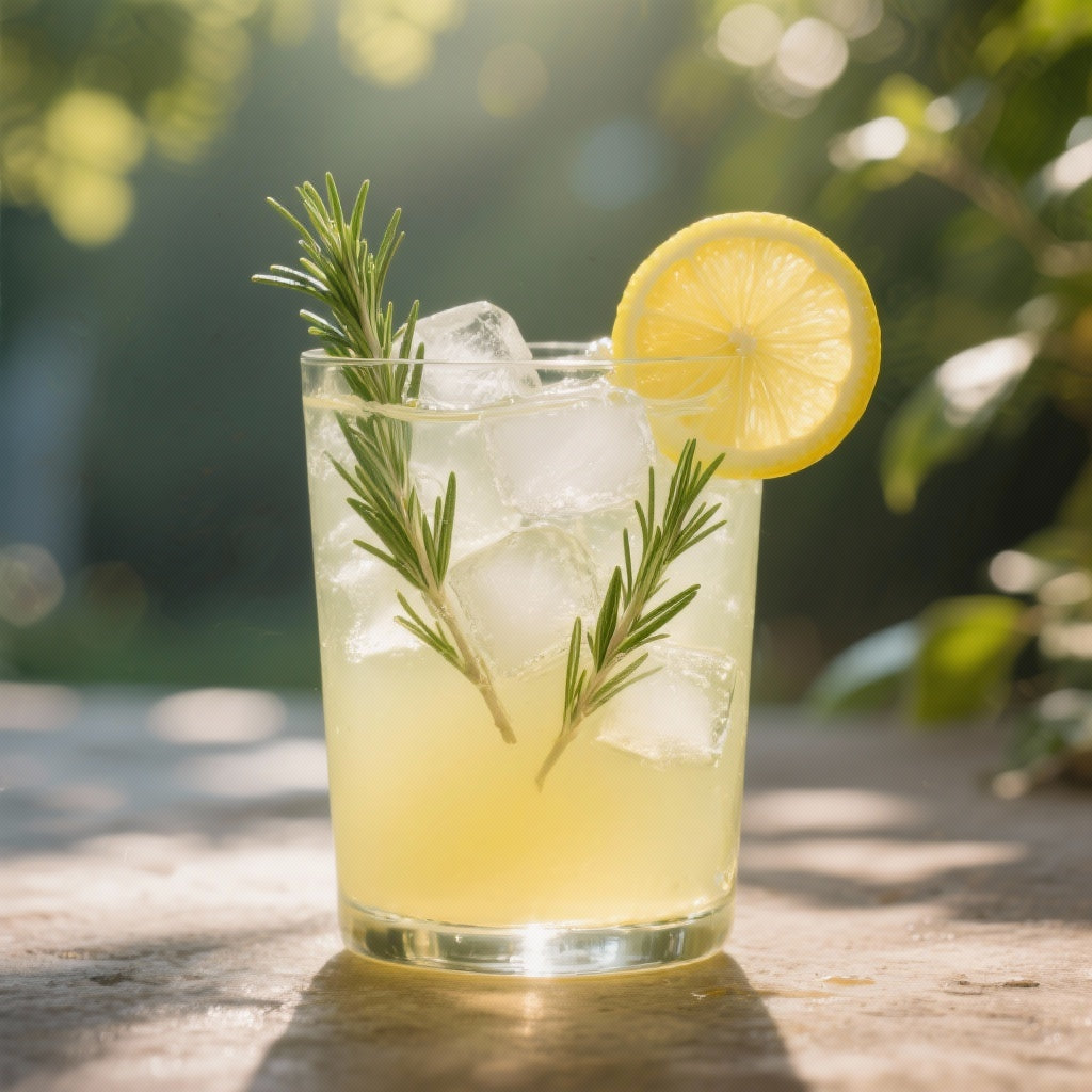 Limonade Maison Rafraîchissante au Miel et Romarin