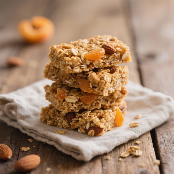 Barres de Céréales Maison : Abricots & Amandes