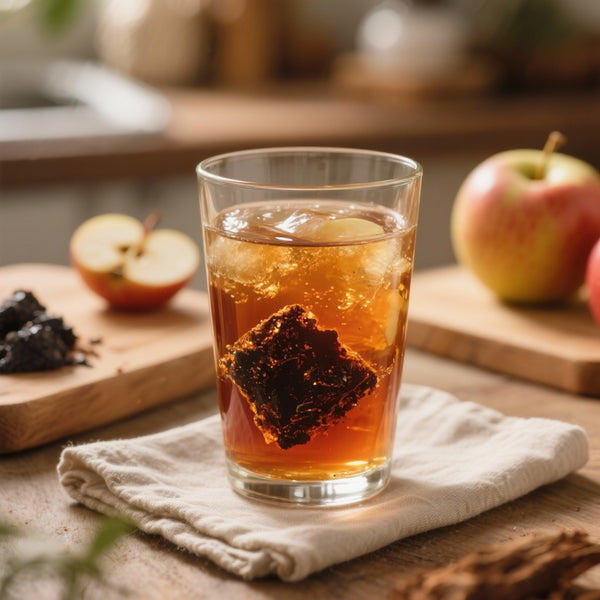 Boisson Tonique au Shilajit et Jus de Pomme : Vitalité Naturelle