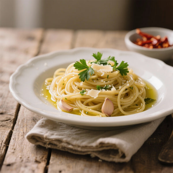 Recette Simple de Pâtes à l'Ail et au Persil