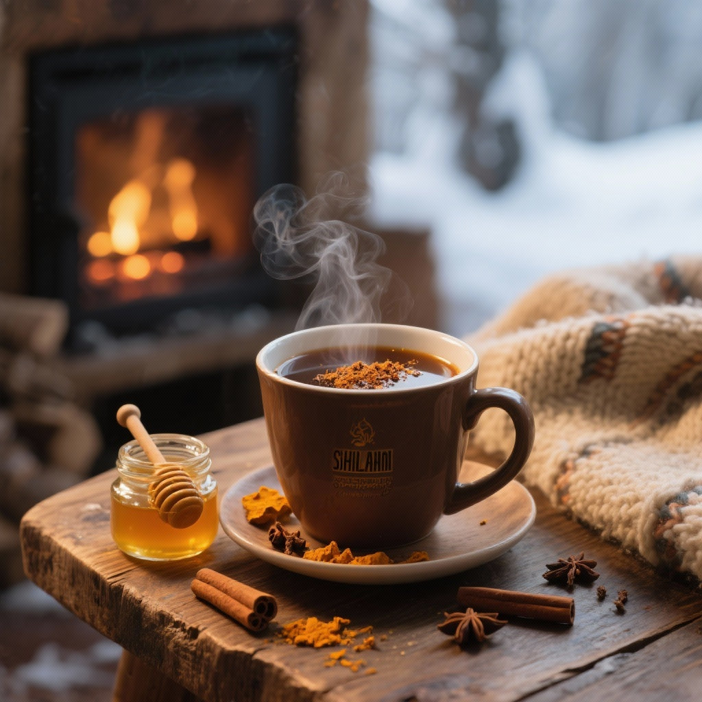 Boisson Réconfortante au Shilajit pour l'Hiver
